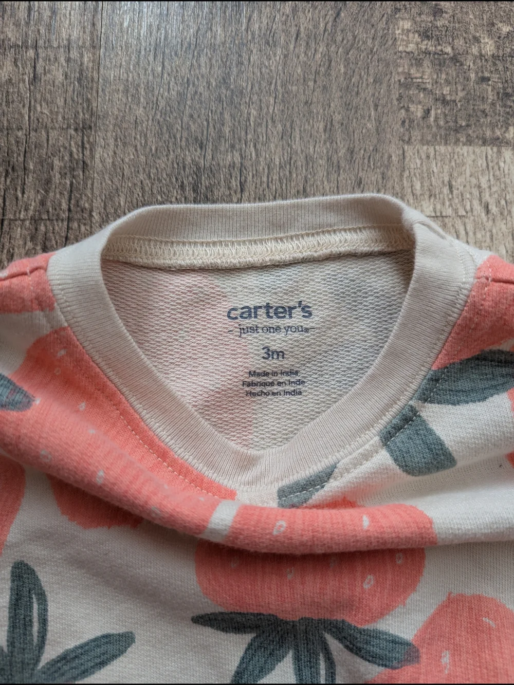 Carter's Strawberry Print Pullover Top